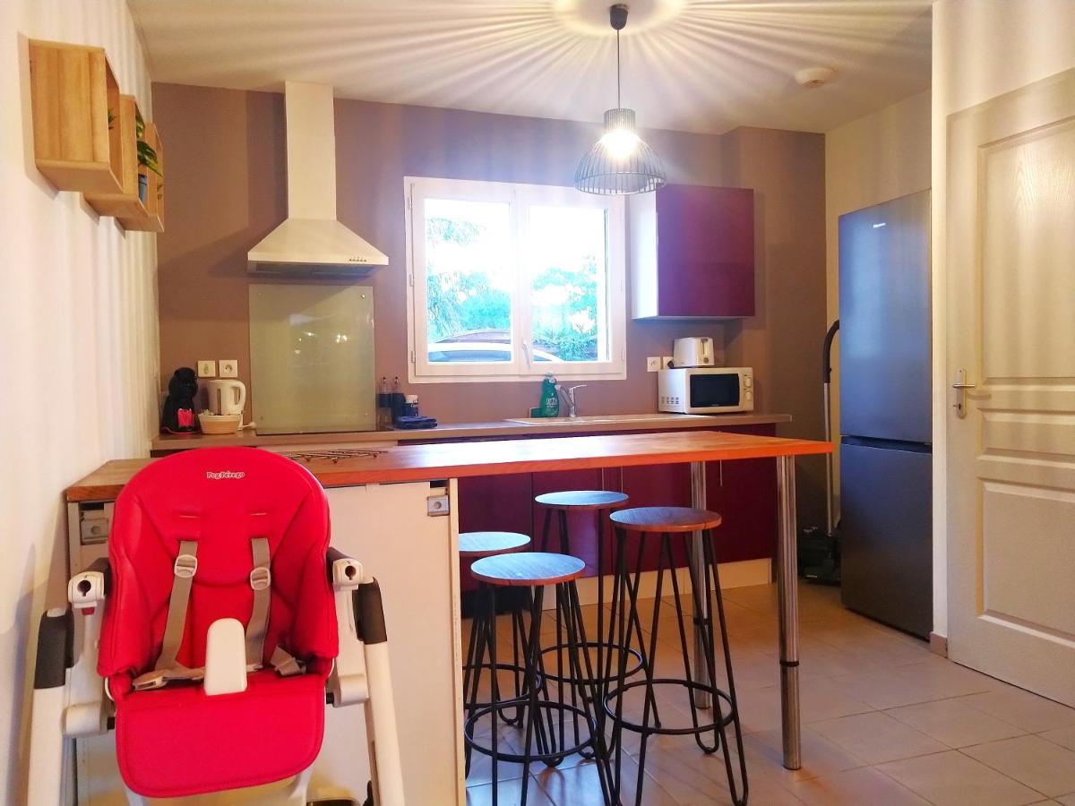 Le Clos Andree - Charmante Maison 8 Personnes - 5 Lits - Climatisation Reversible - Parking 3 Vehicules - Garage - Zone Nord Montauban - Terrasse Et Jardin Eksteriør billede